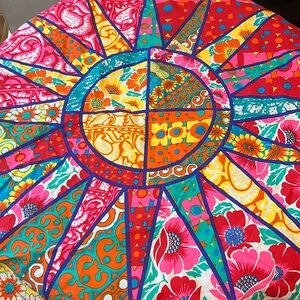 GREAT CONDITION LUSH KNOT WRAP: Quilted Sun